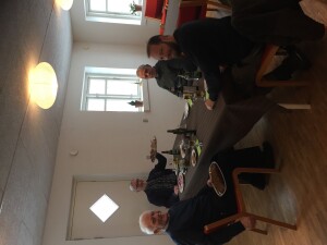 Frokost med de frivillige gartner